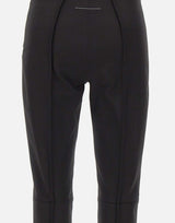 MM6 MAISON MARGIELA Pantaloni skinny con fori BLACK Donna 