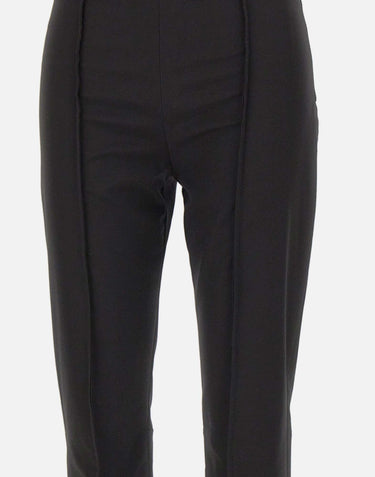 MM6 MAISON MARGIELA Pantaloni skinny con fori BLACK Donna 