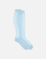 MM6 MAISON MARGIELA Calzini al ginocchio trasparenti Light Blue Donna 
