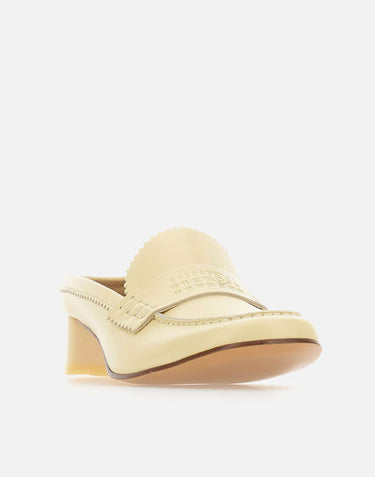 MM6 MAISON MARGIELA Mocassini in pelle swing-toe YELLOW Donna 