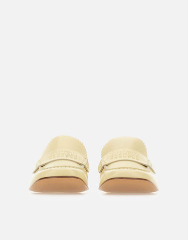 MM6 MAISON MARGIELA Mocassini in pelle swing-toe YELLOW Donna 