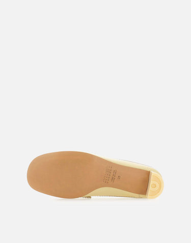 MM6 MAISON MARGIELA Mocassini in pelle swing-toe YELLOW Donna 