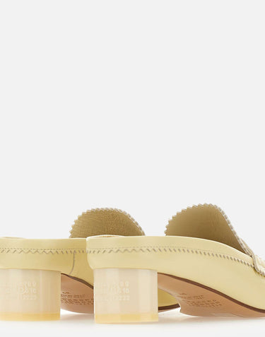 MM6 MAISON MARGIELA Mocassini in pelle swing-toe YELLOW Donna 