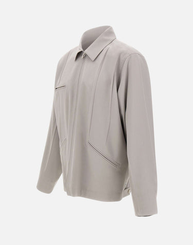 Giacca in misto lana con zip SH0AM0069 M35436858 MM6 MAISON MARGIELA 