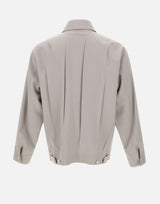 Giacca in misto lana con zip SH0AM0069 M35436858 MM6 MAISON MARGIELA 