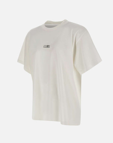 MM6 MAISON MARGIELA T-shirt in cotone WHITE Uomo 