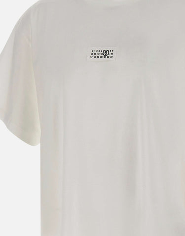 MM6 MAISON MARGIELA T-shirt con numeric logo WHITE Uomo 