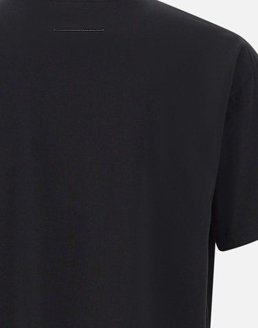 MM6 MAISON MARGIELA T-shirt con stampa spray BLACK Uomo 