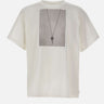 MM6 MAISON MARGIELA T-shirt over con stampa chiave WHITE Uomo 