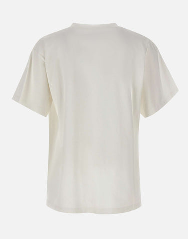 MM6 MAISON MARGIELA T-shirt over con stampa chiave WHITE Uomo 