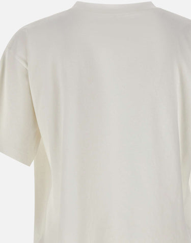 MM6 MAISON MARGIELA T-shirt over con stampa chiave WHITE Uomo 