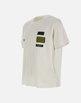 MM6 MAISON MARGIELA T-shirt con patch logo WHITE Uomo 
