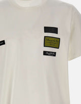 MM6 MAISON MARGIELA T-shirt con patch logo WHITE Uomo 