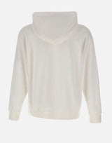 MM6 MAISON MARGIELA Felpa con stampa spray WHITE Uomo 
