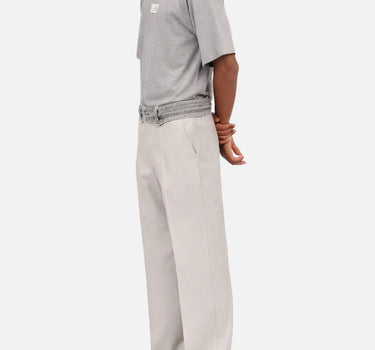 MM6 MAISON MARGIELA Pantaloni sartoriali con vita in denim GREY Uomo 