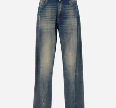 MM6 MAISON MARGIELA Jeans a gamba larga BLUE Uomo 