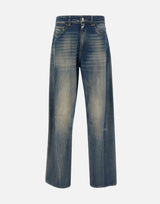 MM6 MAISON MARGIELA Jeans a gamba larga BLUE Uomo 