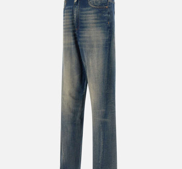 MM6 MAISON MARGIELA Jeans a gamba larga BLUE Uomo 