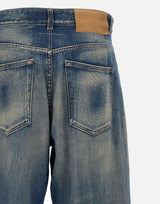 MM6 MAISON MARGIELA Jeans a gamba larga BLUE Uomo 