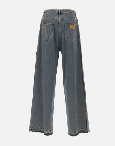 MM6 MAISON MARGIELA Jeans a gamba larga BLUE Uomo 