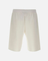 MM6 MAISON MARGIELA Shorts felpati con patch WHITE Uomo 
