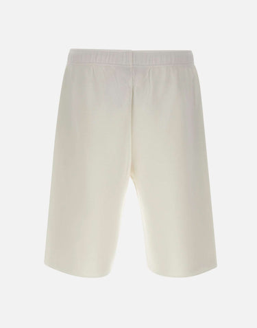 MM6 MAISON MARGIELA Shorts felpati con patch WHITE Uomo 