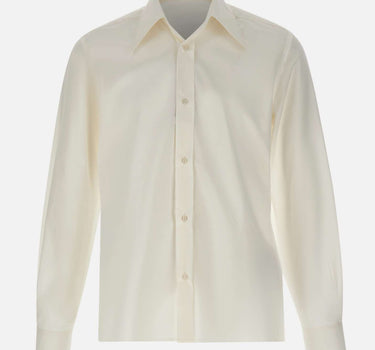 MM6 MAISON MARGIELA Camicia con impunture a vista WHITE Uomo 