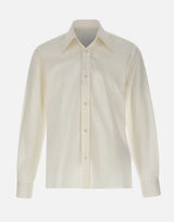 MM6 MAISON MARGIELA Camicia con impunture a vista WHITE Uomo 