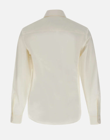 MM6 MAISON MARGIELA Camicia con impunture a vista WHITE Uomo 