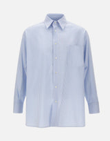 MM6 MAISON MARGIELA Camicia over in cotone Light Blue Uomo 