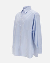 MM6 MAISON MARGIELA Camicia over in cotone Light Blue Uomo 