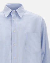 MM6 MAISON MARGIELA Camicia over in cotone Light Blue Uomo 
