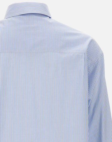 MM6 MAISON MARGIELA Camicia over in cotone Light Blue Uomo 