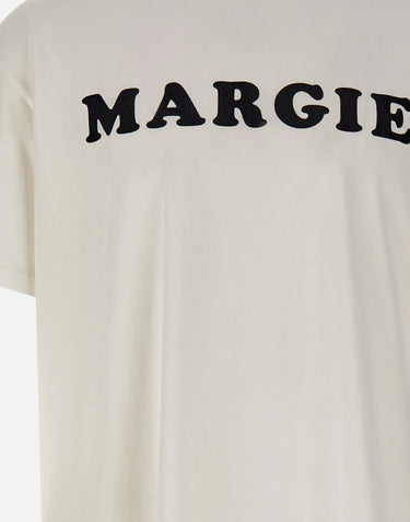MM6 MAISON MARGIELA T-shirt in jersey vintage WHITE Uomo 