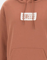 MM6 MAISON MARGIELA Felpa con cappuccio in jersey ORANGE Uomo 