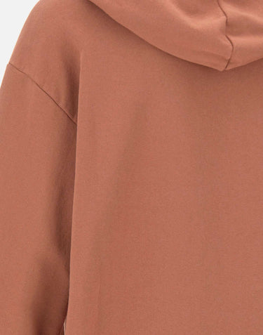 MM6 MAISON MARGIELA Felpa con cappuccio in jersey ORANGE Uomo 