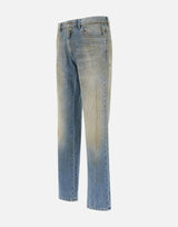 MM6 MAISON MARGIELA Jeans effetto ingiallito Light Blue Uomo 