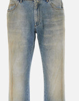 MM6 MAISON MARGIELA Jeans effetto ingiallito Light Blue Uomo 