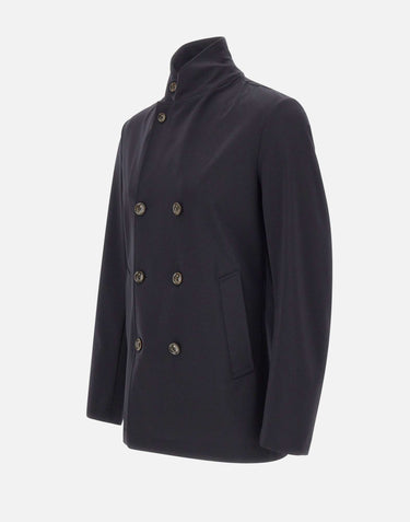 Giacca doppiopetto in twill S10MUC972 18589 MONTECORE 