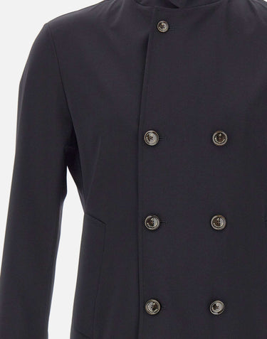 Giacca doppiopetto in twill S10MUC972 18589 MONTECORE 