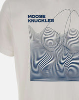 MOOSE KNUCKLES T-shirt "Mindfold" WHITE Uomo 