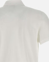 MOOSE KNUCKLES Polo "Everett" in cotone WHITE Uomo 