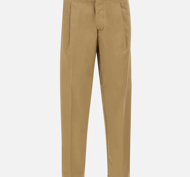 MYTHS Pantalone in misto cotone BROWN Uomo 