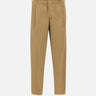 MYTHS Pantalone in misto cotone BROWN Uomo 