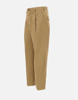 MYTHS Pantalone in misto cotone BROWN Uomo 