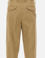 MYTHS Pantalone in misto cotone BROWN Uomo 