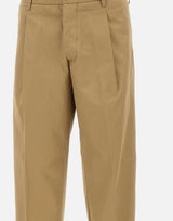 MYTHS Pantalone in misto cotone BROWN Uomo 