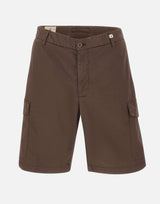 MYTHS Shorts in cotone BROWN Uomo 