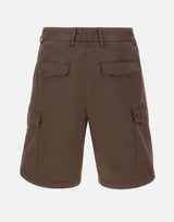 MYTHS Shorts in cotone BROWN Uomo 