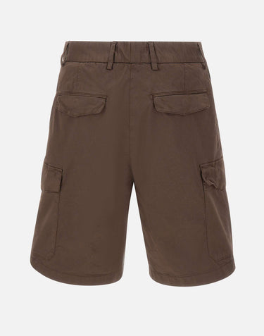 MYTHS Shorts in cotone BROWN Uomo 